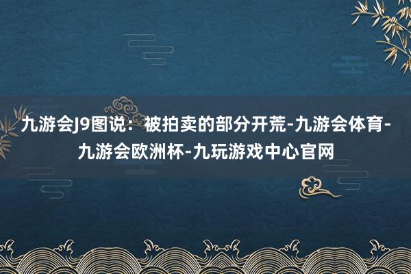 九游会J9图说：被拍卖的部分开荒-九游会体育-九游会欧洲杯-九玩游戏中心官网